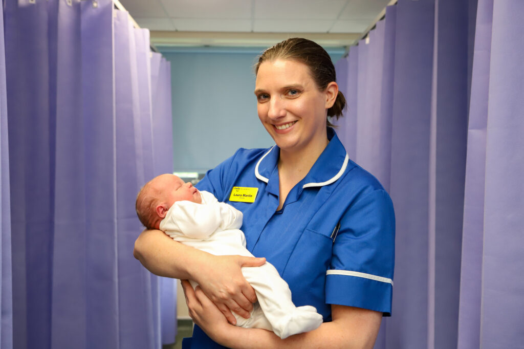 Midwife Laura Martin