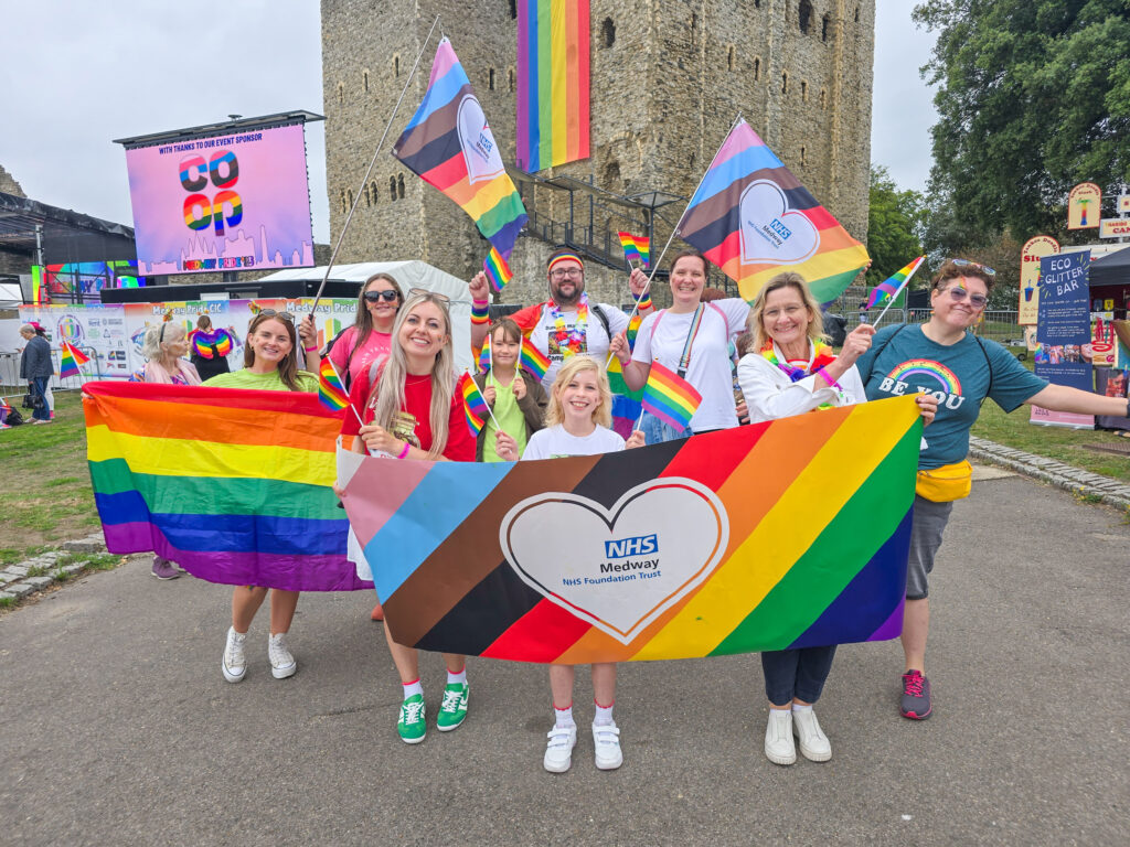 Colleagues from Medway Maritime Hospital at the parade