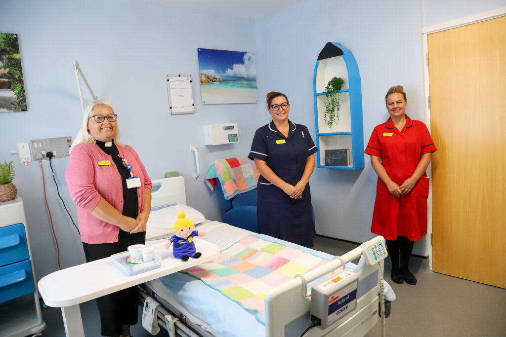 Sheppey End Of Life Care Room with Rev Clare Van De Berg, Hollie Bennett and Hayley Pushmar